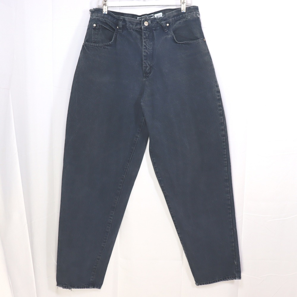 Anchor Blue Baggy Jeans Mens 36x32 Dark Wash 90s Vintage Relaxed Skater Denim